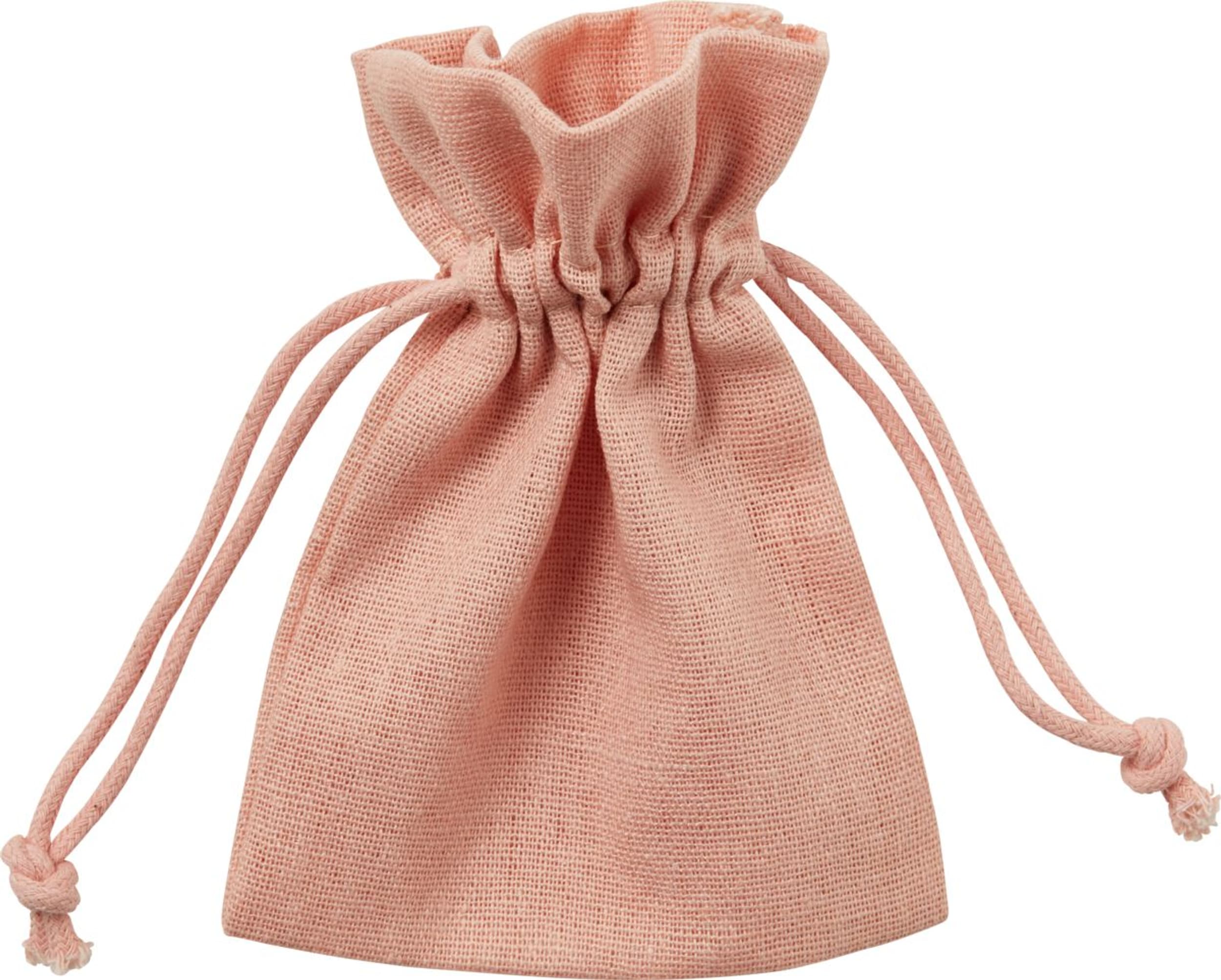 Sac cadeau COTTON DELUXE, Rose, 12x9, Micasa