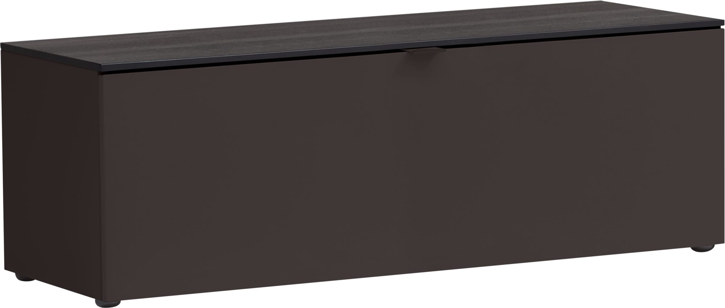 Buffet bas TILL, Gris / Marron, Aggloméré (bois mélangé), 112x40x38.4, Micasa