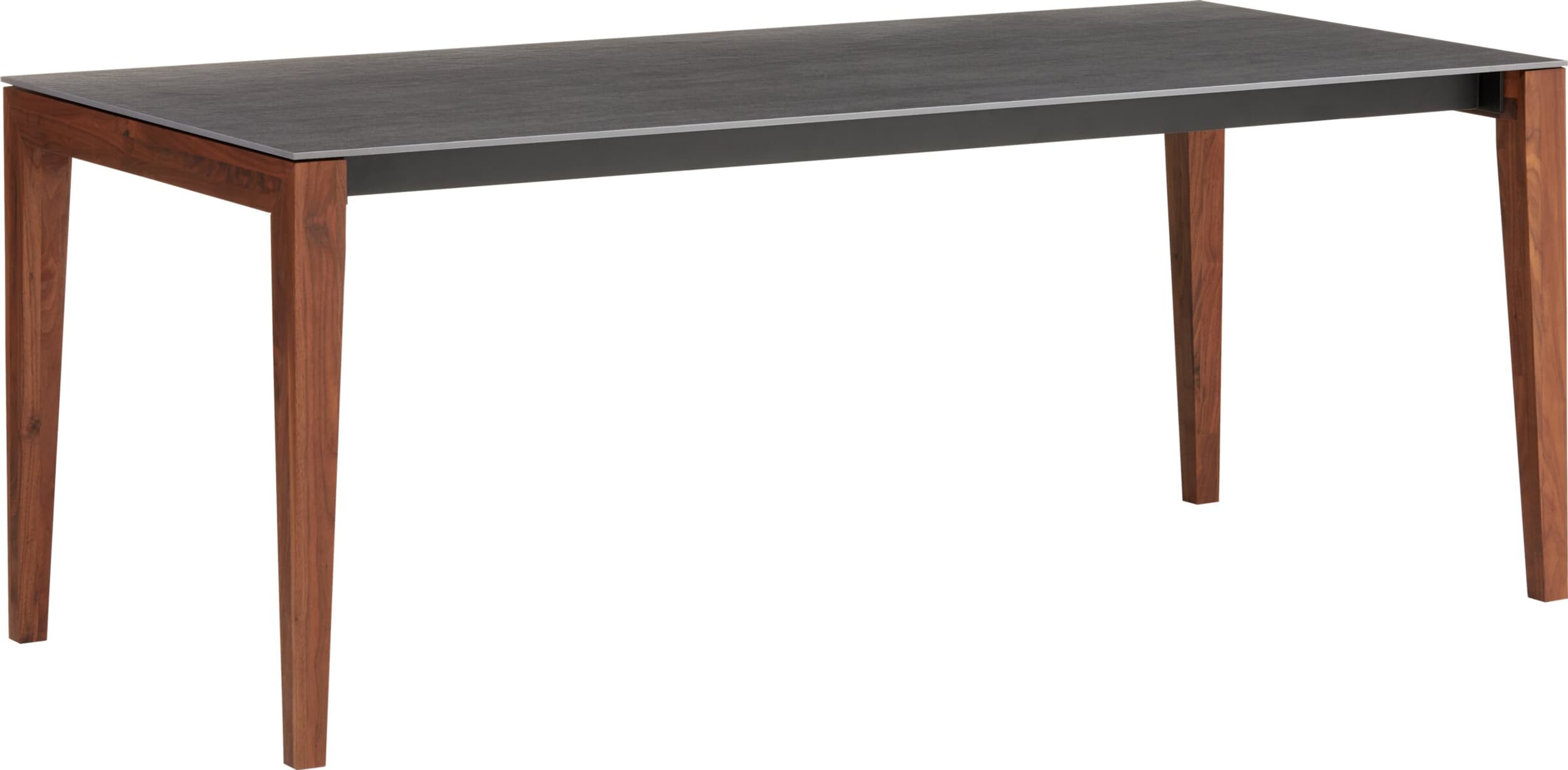 Table MEDICI, BROMO, Noyer massif, 180x90x75, Micasa