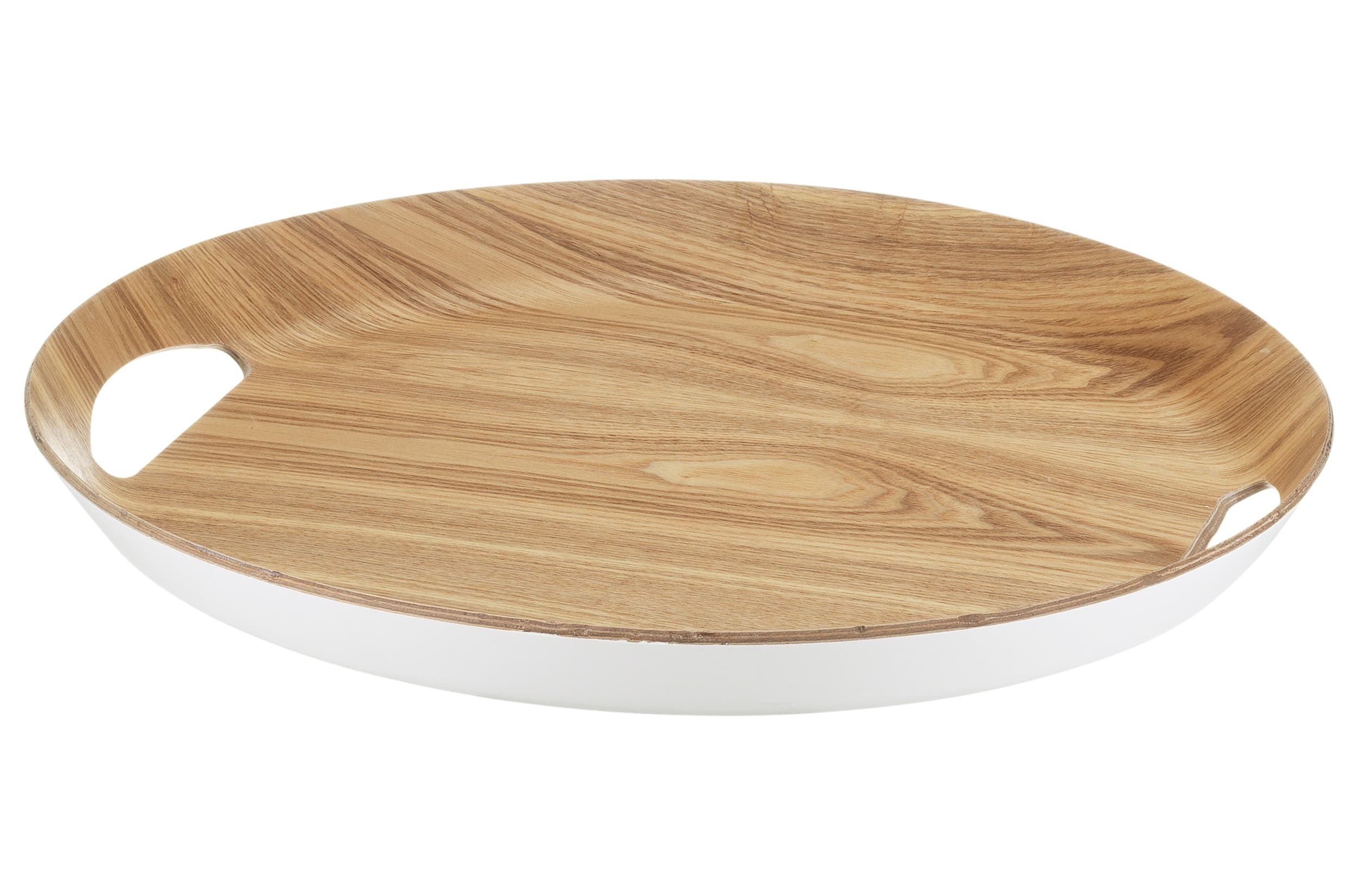 Plateau de service COSMA, Brun, Saule, 46x41x4, Micasa