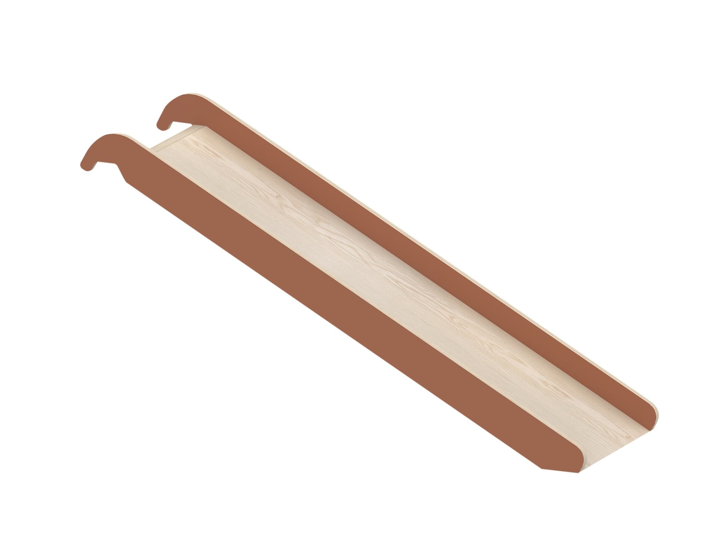 Flexa Jouet PLAY TOBOGAN POUR TOUR DE JEU, Rose, Bouleau, 138x42x10
