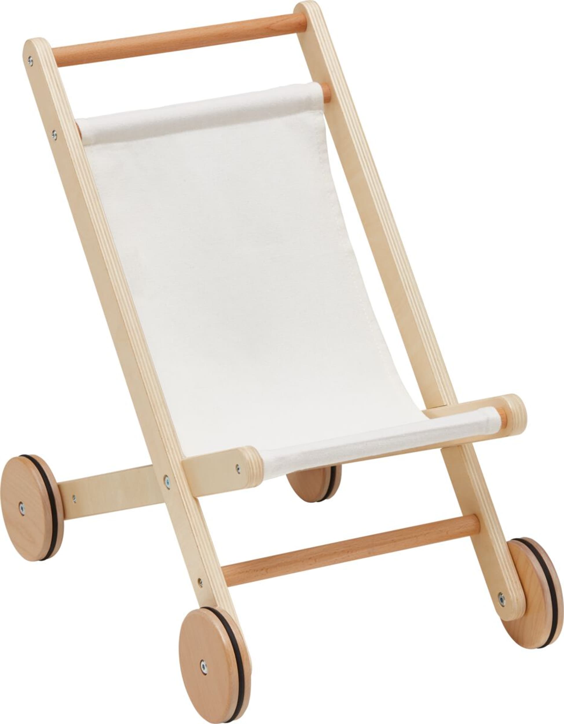 Landau de poupée LEIRA, Naturel, Contreplaqué, 32.7x46.3x49, Micasa