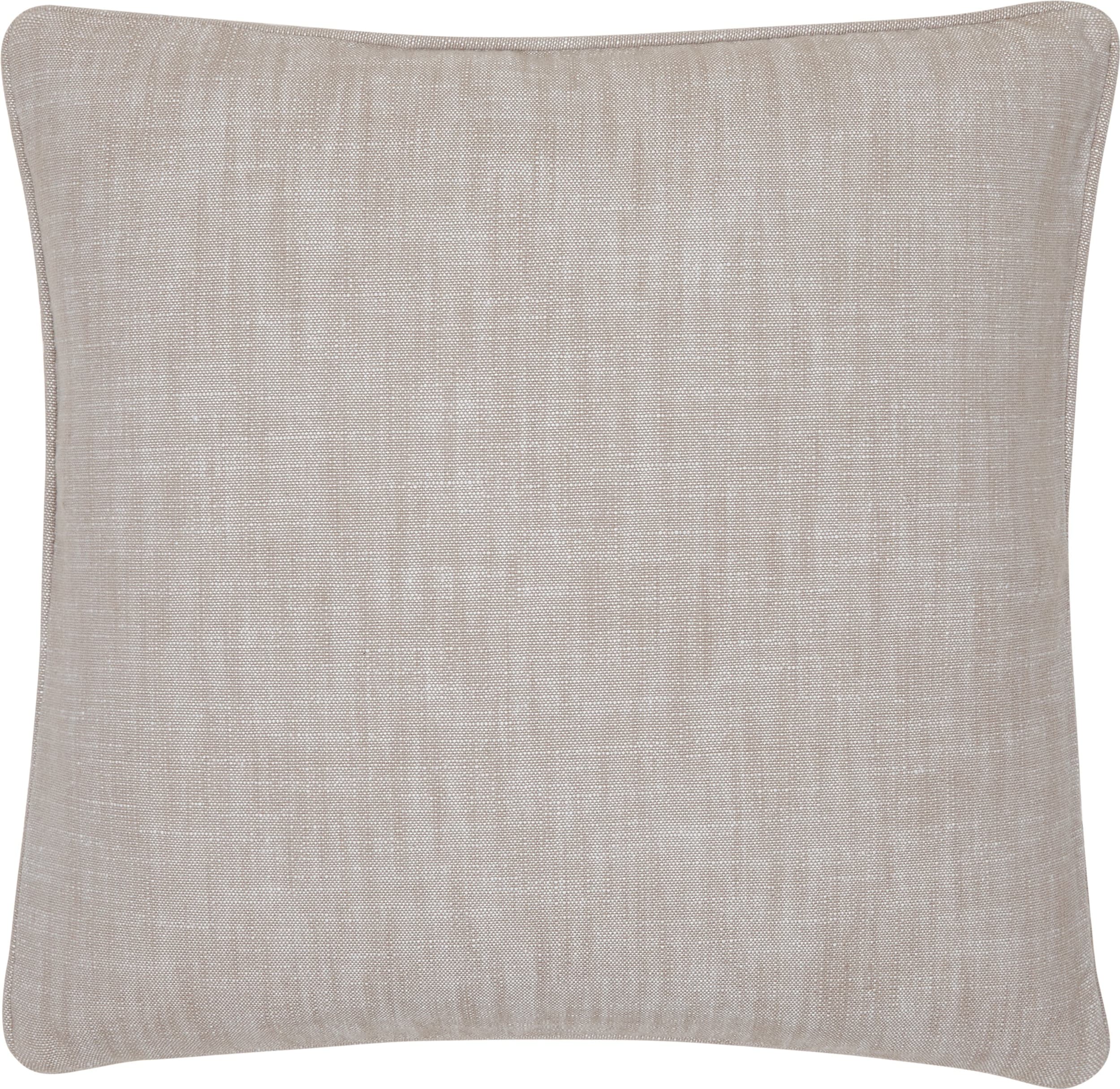 Coussin décoratif TICO, Taupe, 45x45, Micasa