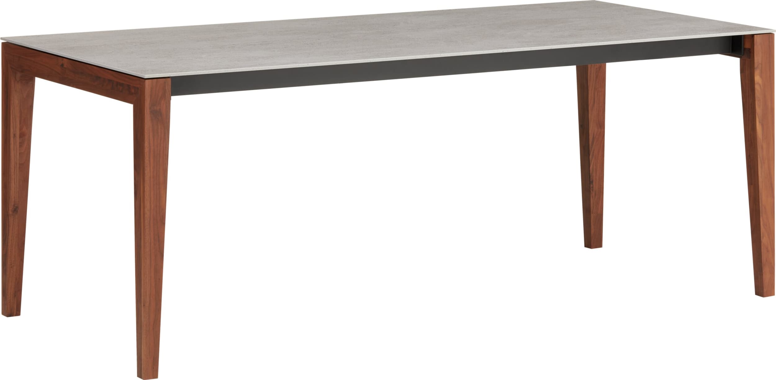 Table MEDICI, KEON, Noyer massif, 180x90x75, Micasa