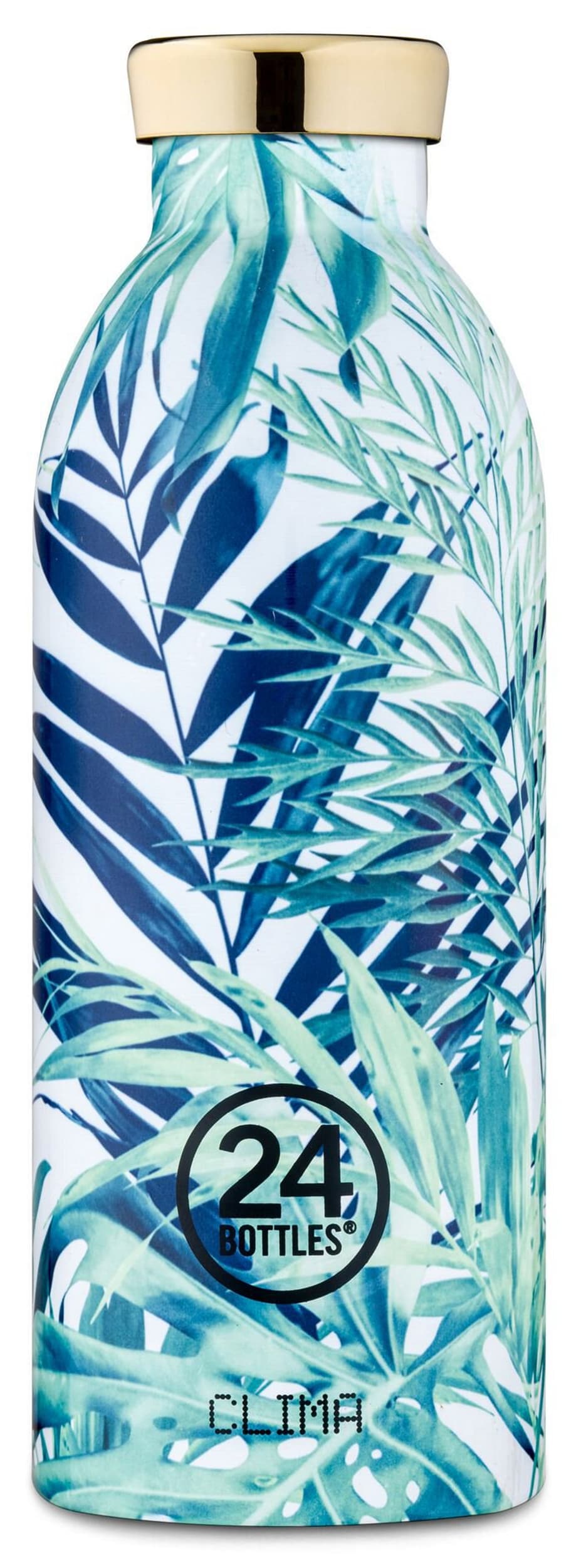 24 Bottles Gourde isotherme CLIMA, Vert / Bleu, 20.5x7.3