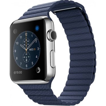 midnight blue leather loop