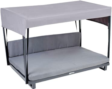 Großes Hundebett 2-in-1 Mit Dach - Beruhigende Hundehöhle Waschbar, Bis 20kg