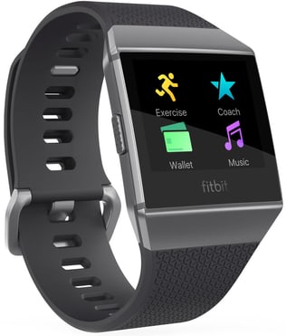 ionic charcoal smoke gray fitbit