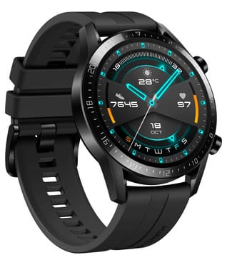 gt 2 sport matte black smartwatch