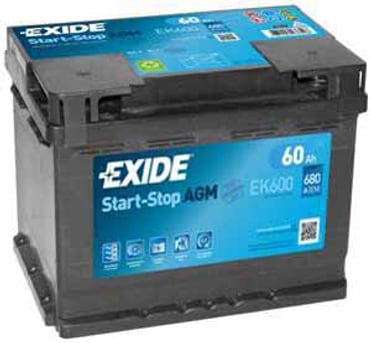 EXIDE Start-Stopagm 12V/60Ah/680 Autobatterie - kaufen bei Do it