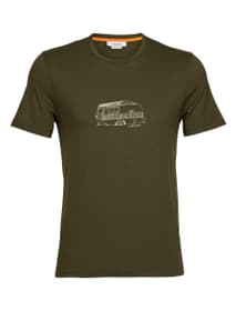 M Central Classic SS Tee Caravan T-shirt Icebreaker 466122300367 Taille S Couleur olive Photo no. 1