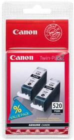 Canon PGI-520 Twin Pack black Cartouche d'encre PGI-520 Twin Pack black Cartouche d'encre Canon 797519300000 Photo no. 1