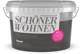 Schöner Wohnen Vernice di tendenza opaca Luna 2.5 l Vernice di tendenza opaca Luna 2.5 l Schöner Wohnen 660968500000 Colore Luna Contenuto 2.5 l N. figura 1
