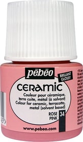 PÉBÉO Ceramic Keramikmalfarbe 34 Pink 45ml Keramikfarbe Pebeo 663510003400 Farbe Rose Bild Nr. 1