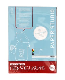 Cartone ondulato fine A4, 10 fogli, colori base Cartone Cartone ondulato fine A4, 10 fogli, colori base Cartone 668003500000 N. figura 1