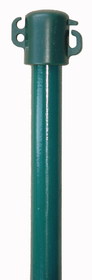 Allround-Pfahl mit Spezialkappe Metallpfosten Allround-Pfahl mit Spezialkappe Metallpfosten 636635400000 Farbe Grün beschichtet Grösse H: 100.0 cm Bild Nr. 1