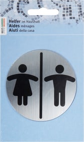 Do it + Garden Plaque. porte homme + femme Plaque. porte homme + femme Do it + Garden 675117700000 Motif homme+femme Couleur Inox Photo no. 1