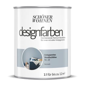 Designfarbe Nordischblau 1 l Wandfarbe Schöner Wohnen 660993500000 Inhalt 1.0 l Bild Nr. 1