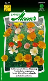 Pavot de Californie mélange Semences de fleurs Samen Mauser 650103602000 Contenu 1 g (env. 80 plantes ou 4 - 5 m²) Photo no. 1