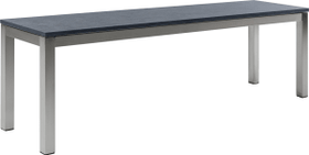 LOCARNO, 200 cm, Gestell Polar Silber, Platte Granit Gartenbank LOCARNO, 200 cm, Gestell Polar Silber, Platte Granit Gartenbank 753195420020 Grösse L: 200.0 cm x B: 35.0 cm x H: 45.0 cm Farbe Schwarz Bild Nr. 1
