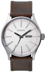 Nixon Sentry Leather Silver Brown 42 mm Montre bracelet Sentry Leather Silver Brown 42 mm Montre bracelet Nixon 785300136957 Photo no. 1