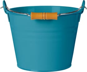 Seau avec anse en bois