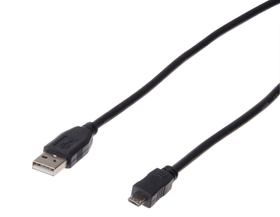 USB Anschlusskabel 2.0 Typ A/Micro B 1,8 m USB-Kabel Schwaiger 613139200000 Bild Nr. 1