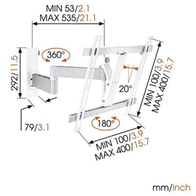 Vogels Vogel's Wall 2245 support mural 26"-55" Vogel's Wall 2245 support mural 26"-55" Vogels 95110025755014 Photo n°. 1