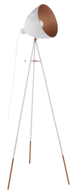 CHESTER Lampada a stelo CHESTER Lampada a stelo 420766000000 Dimensioni L: 60.0 cm x P: 60.0 cm x A: 135.5 cm Colore Bianco, colorata rame N. figura 1