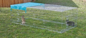 Freigehege mit Ausbruchsperre 230x115x70cm, mit Abdeckung Freigehege mit Ausbruchsperre 230x115x70cm, mit Abdeckung 647268200000 Bild Nr. 1