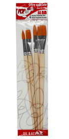 Pebeo 4 Brosses Poly Doré 16-20-20-24 4 Brosses Poly Doré 16-20-20-24 Pebeo 665472900000 Photo no. 1