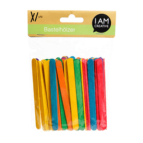I AM CREATIVE Bastelhölzer, bunt, 72 Stk. Holzstäbe Bastelhölzer, bunt, 72 Stk. Holzstäbe I AM CREATIVE 666219100000 Bild Nr. 1