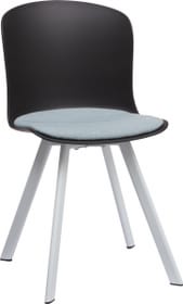 BRERA Chaise BRERA Chaise 403701400000 Dimensions L: 45.5 cm x P: 54.0 cm x H: 80.5 cm Couleur Bleu clair Photo no. 1