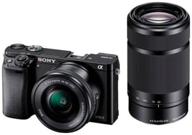 Sony Alpha 6000 noir + 16-50mm + 55-210mm Kit appareil photo hybride Alpha 6000 noir + 16-50mm + 55-210mm Kit appareil photo hybride Sony 785300125930 Photo no. 1