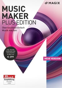 Magix PC - Music Maker 2018 Plus Edition (D) Physique (Box) PC - Music Maker 2018 Plus Edition (D) Physique (Box) Magix 785300129410 Photo no. 1