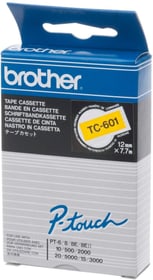 Brother TC-601 Schwarz auf Gelb Beschriftungsband TC-601 Schwarz auf Gelb Beschriftungsband Brother 785302403663 Bild Nr. 1