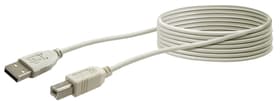 Cable USB 2.0 5m gris, USB 2.0 typeA / USB 2.0 typeB Câble USB Schwaiger 613186100000 Photo no. 1