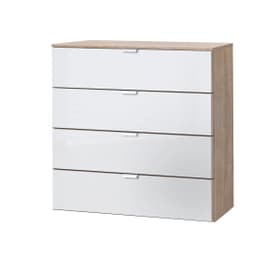 ORSON Kommode ORSON Kommode 404481400000 Grösse B: 80.0 cm x T: 42.0 cm x H: 80.0 cm Farbe Weissglas satiniert Bild Nr. 1