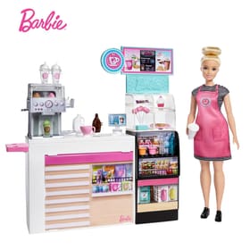 Barbie Coffee Shop Playset and Doll Set di bambole Coffee Shop Playset and Doll Set di bambole Barbie 747950000000 N. figura 1