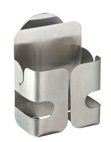 Turbo-Loc porta spugna in acciaio inox Lobo argento satinato WENKO 675428400000 N. figura 1