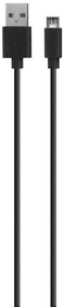 XQISIT Charge/SyncMicroUSB 1m schwarz Kabel Charge/SyncMicroUSB 1m schwarz Kabel XQISIT 797982700000 Bild Nr. 1