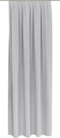ALONSO Fertigvorhang lichtdicht mit Gleiter 430293222081 Farbe Hellgrau Grösse B: 140.0 cm x H: 270.0 cm Bild Nr. 1