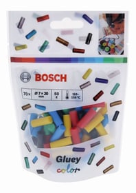 Gluey mélange de couleurs, 70 pcs. Bâtons de colle Bosch 616241600000 Photo no. 1