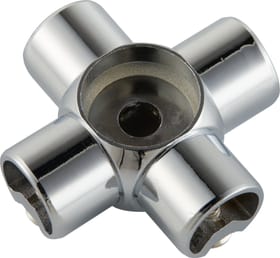 FLEXCUBE 4er connector FLEXCUBE 4er connector 401876504001 Dimensions L: 4.7 cm x P: 2.0 cm x H: 4.7 cm Couleur Chrome Photo no. 1