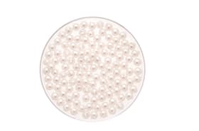 Perle di cera bianco, 6mm 60 pezzi Perline artigianali 608127800000 N. figura 1