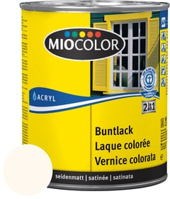 Acryl Buntlack seidenmatt Cremeweiss 750 ml Acryl Buntlack Miocolor 660551900000 Farbe Cremeweiss Inhalt 750.0 ml Bild Nr. 1