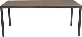 LOCARNO, 140 cm, piètement anthracite, plateau Céramique Table 753193014082 Taille L: 140.0 cm x L: 80.0 cm x H: 74.0 cm Couleur Basalt Photo no. 1