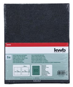 kwb Papier à l'eau GR. 80, 5 pcs. Papier à l'eau GR. 80, 5 pcs. kwb 610553100000 Photo no. 1
