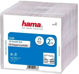 CD-Leerhülle "Slim" Double, 25er-Pack CD-Box Hama 785300172226 Bild Nr. 1