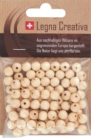 Legna Creativa Boules en bois 8mm laqués 90 pc Boules en bois 8mm laqués 90 pc Legna Creativa 667029800000 Photo no. 1